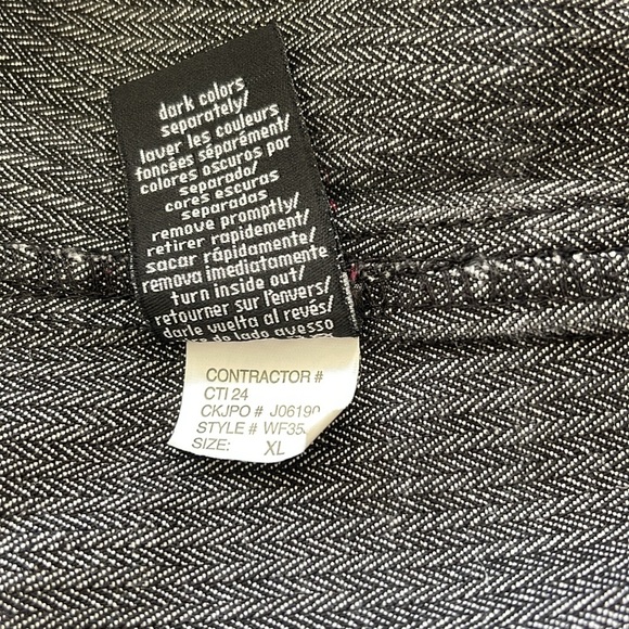 Calvin Klein Jeans jacket with sequined pockets size XL - Picture 9 of 11